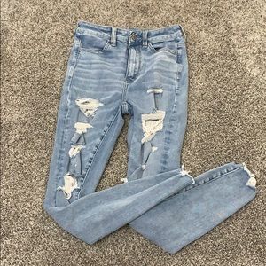 American Eagle Skinny Ripped Jeans